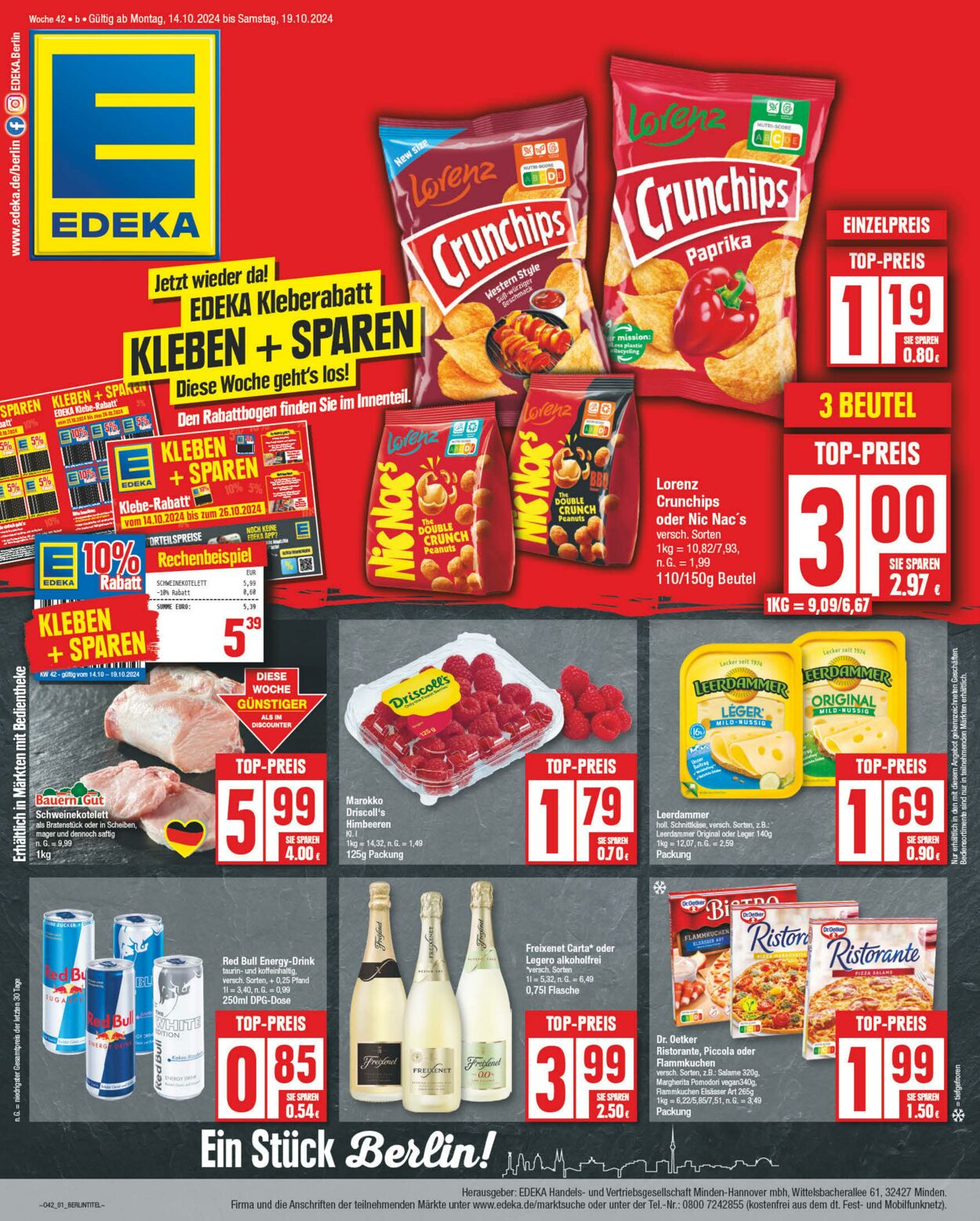 Prospekt Edeka 14.10.2024 - 19.10.2024