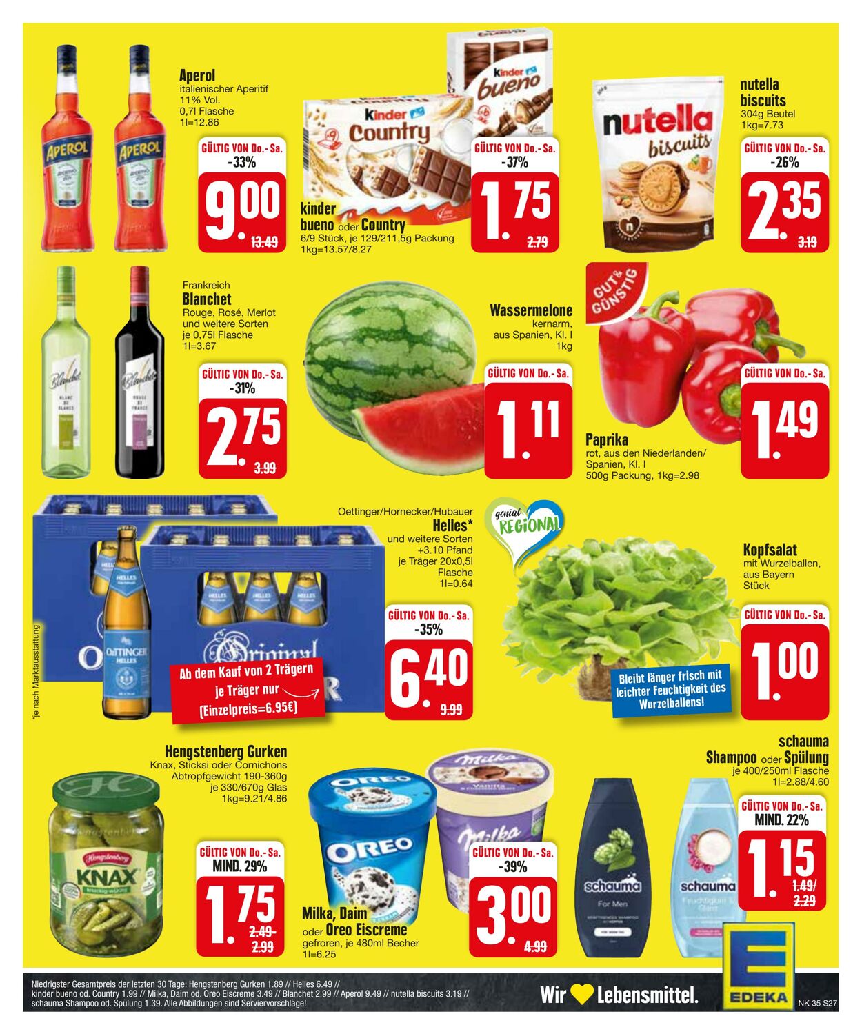 Prospekt Edeka 25.08.2024 - 31.08.2024