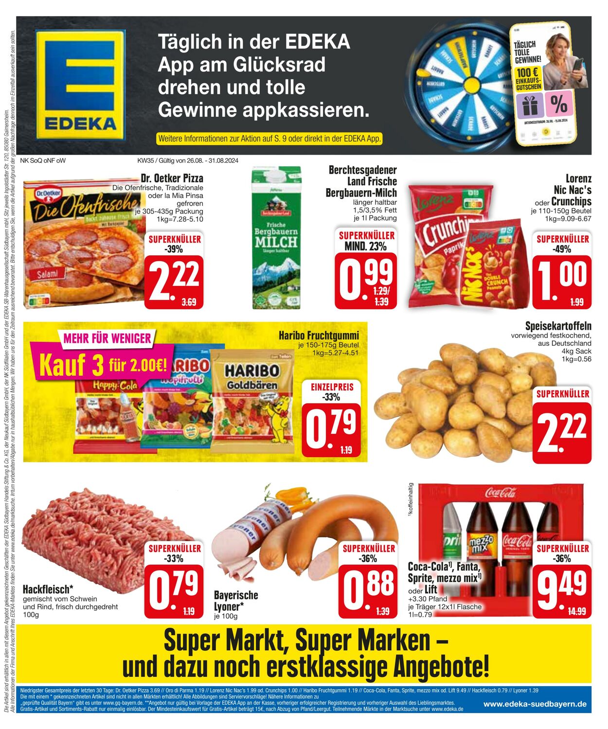 Prospekt Edeka 25.08.2024 - 31.08.2024