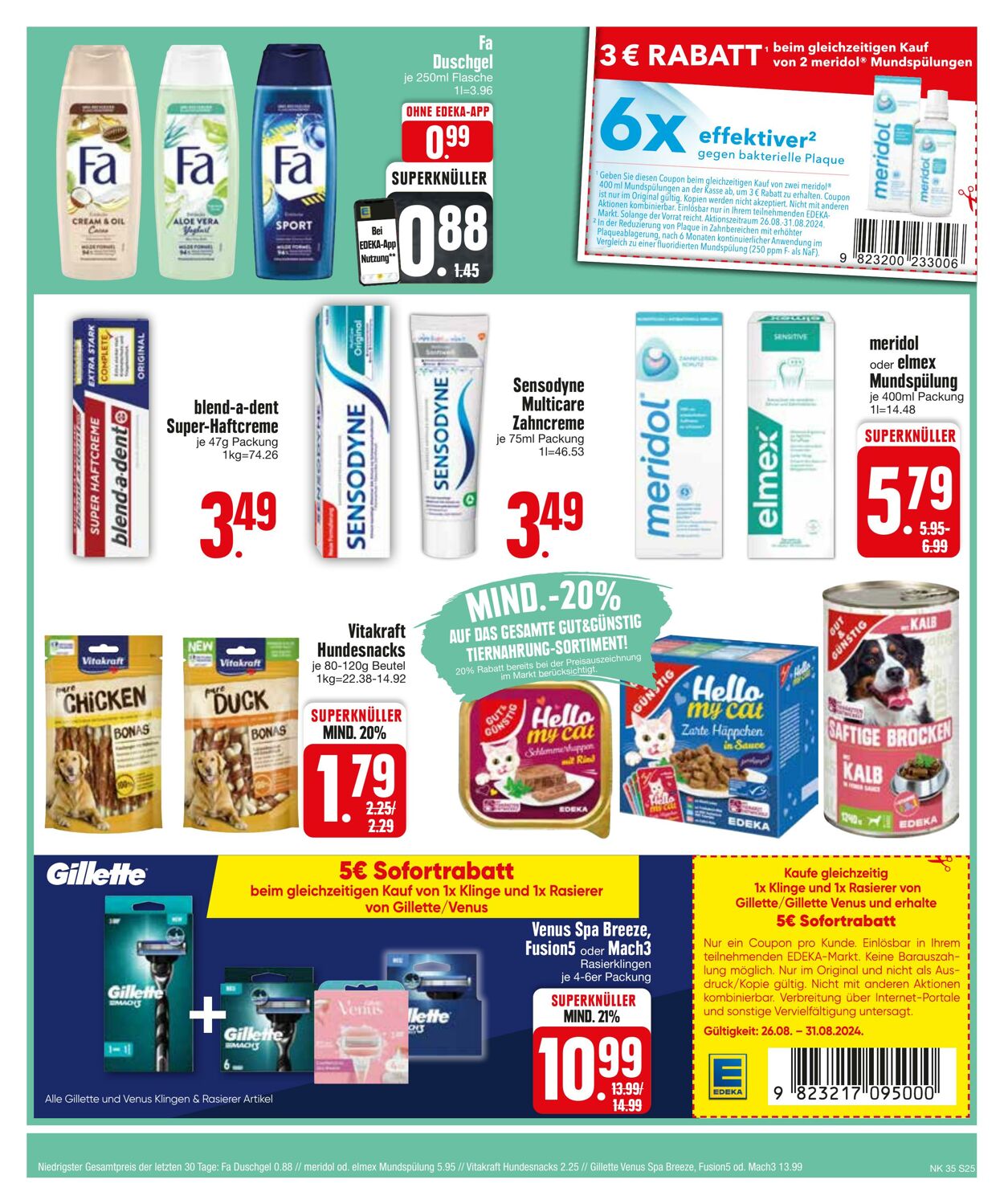 Prospekt Edeka 25.08.2024 - 31.08.2024