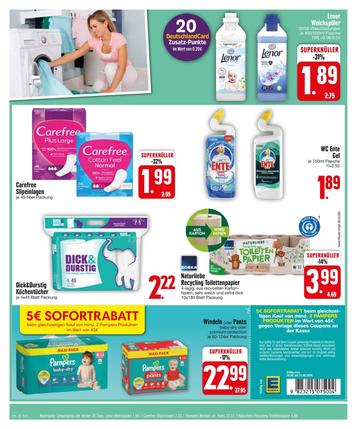 Prospekt Edeka 25.08.2024 - 31.08.2024