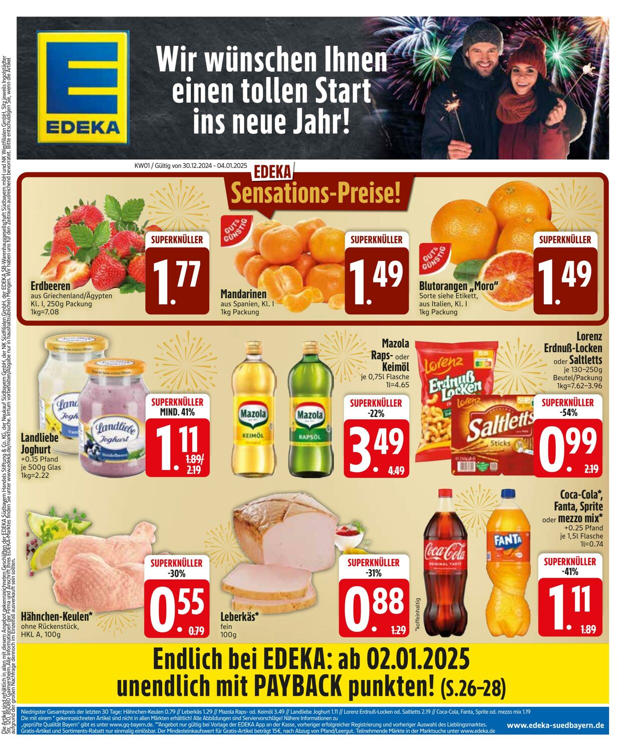 Prospekt Edeka 29.12.2024 - 05.01.2025