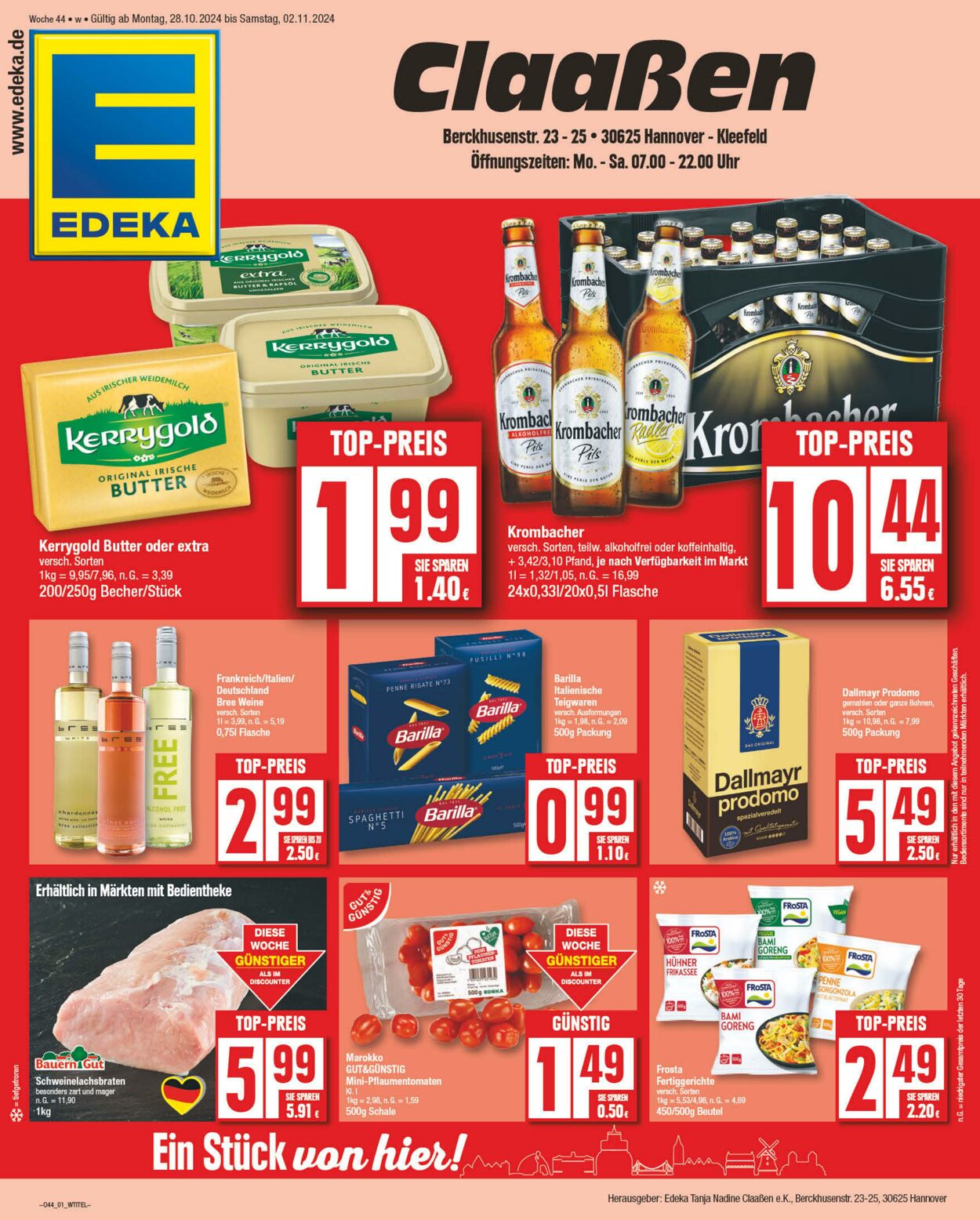 Prospekt Edeka 28.10.2024 - 02.11.2024