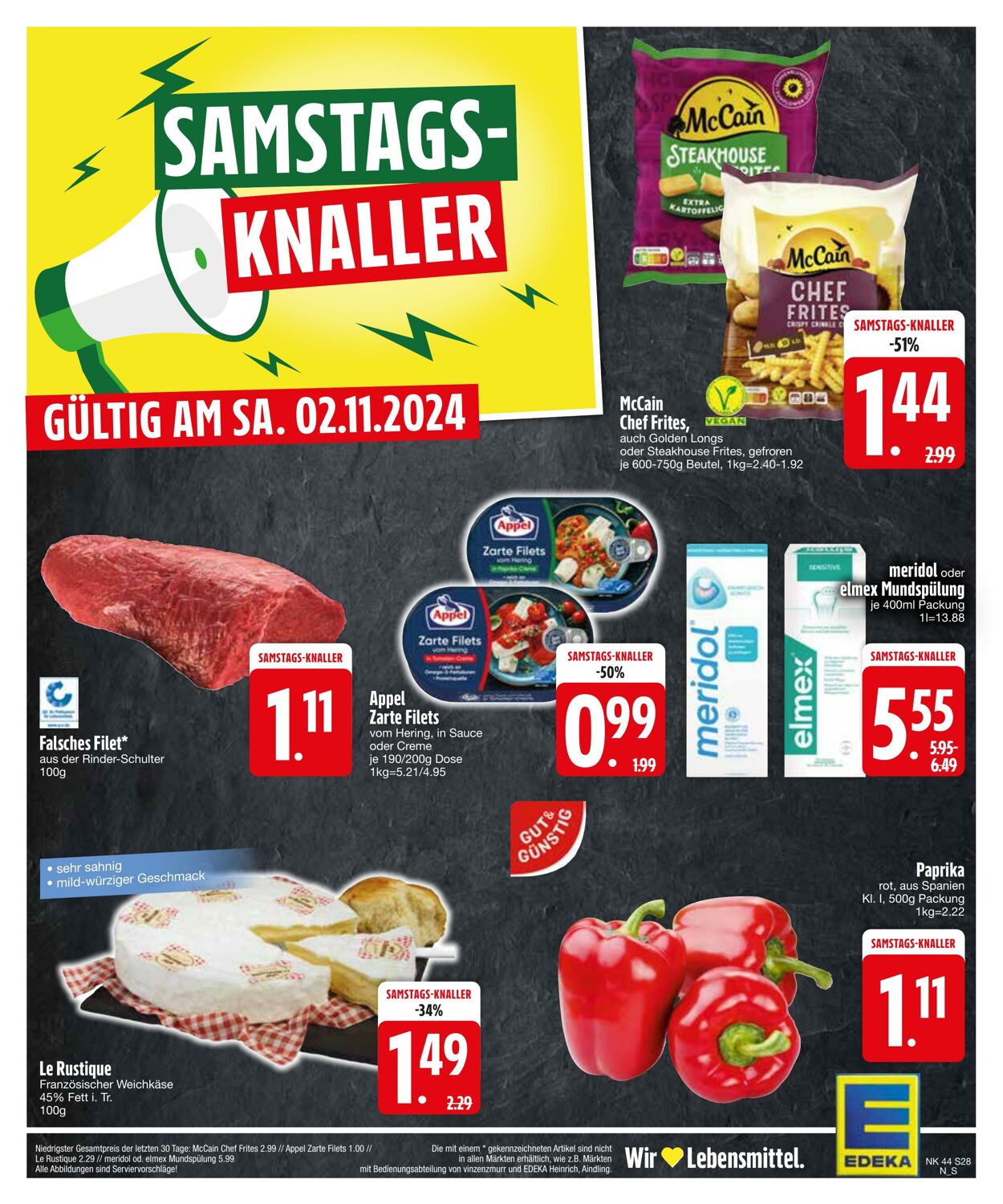 Prospekt Edeka 27.10.2024 - 04.11.2024