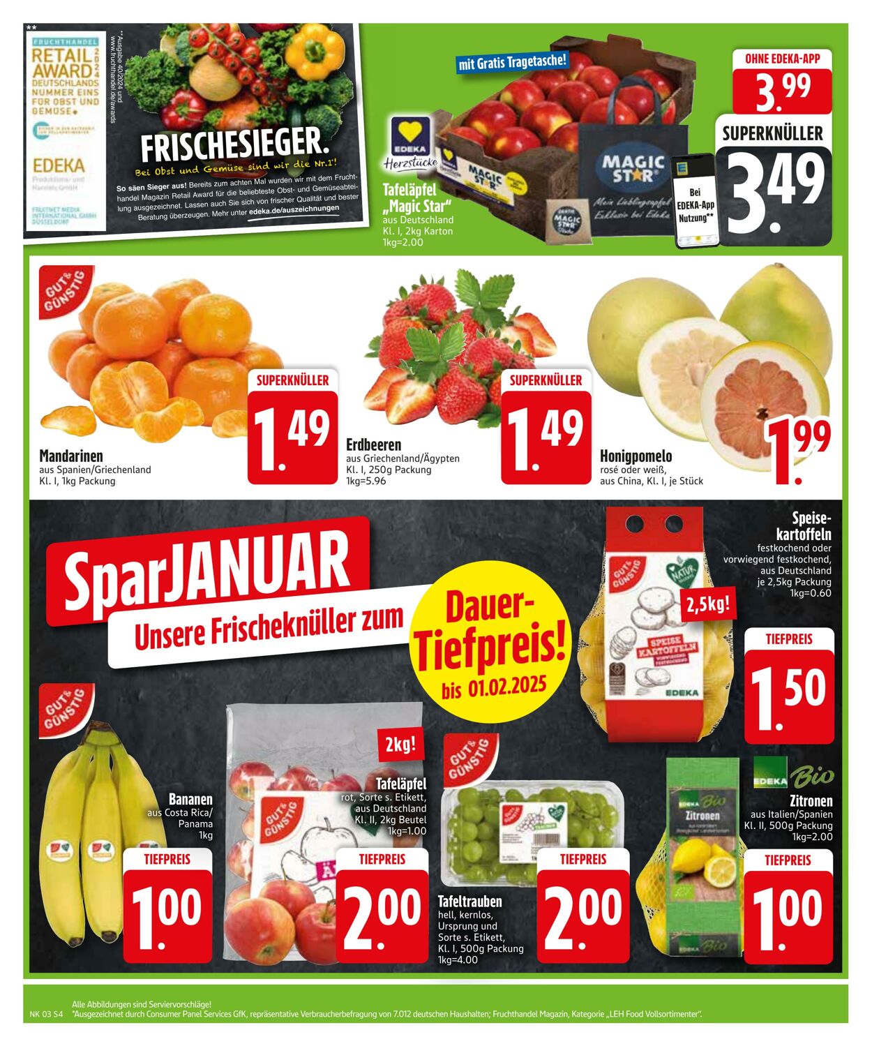 Prospekt Edeka 13.01.2025 - 20.01.2025