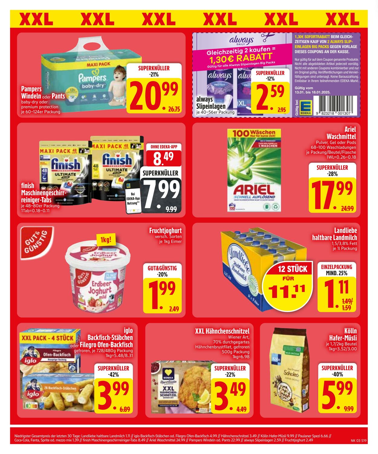 Prospekt Edeka 13.01.2025 - 20.01.2025