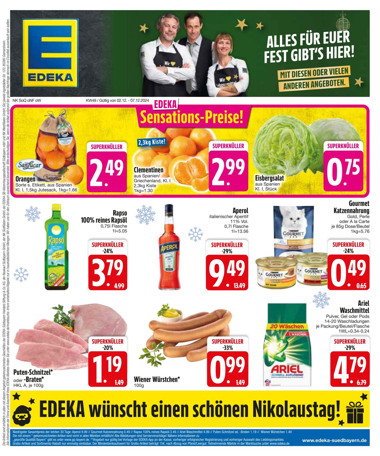 Prospekt Edeka 02.12.2024 - 07.12.2024