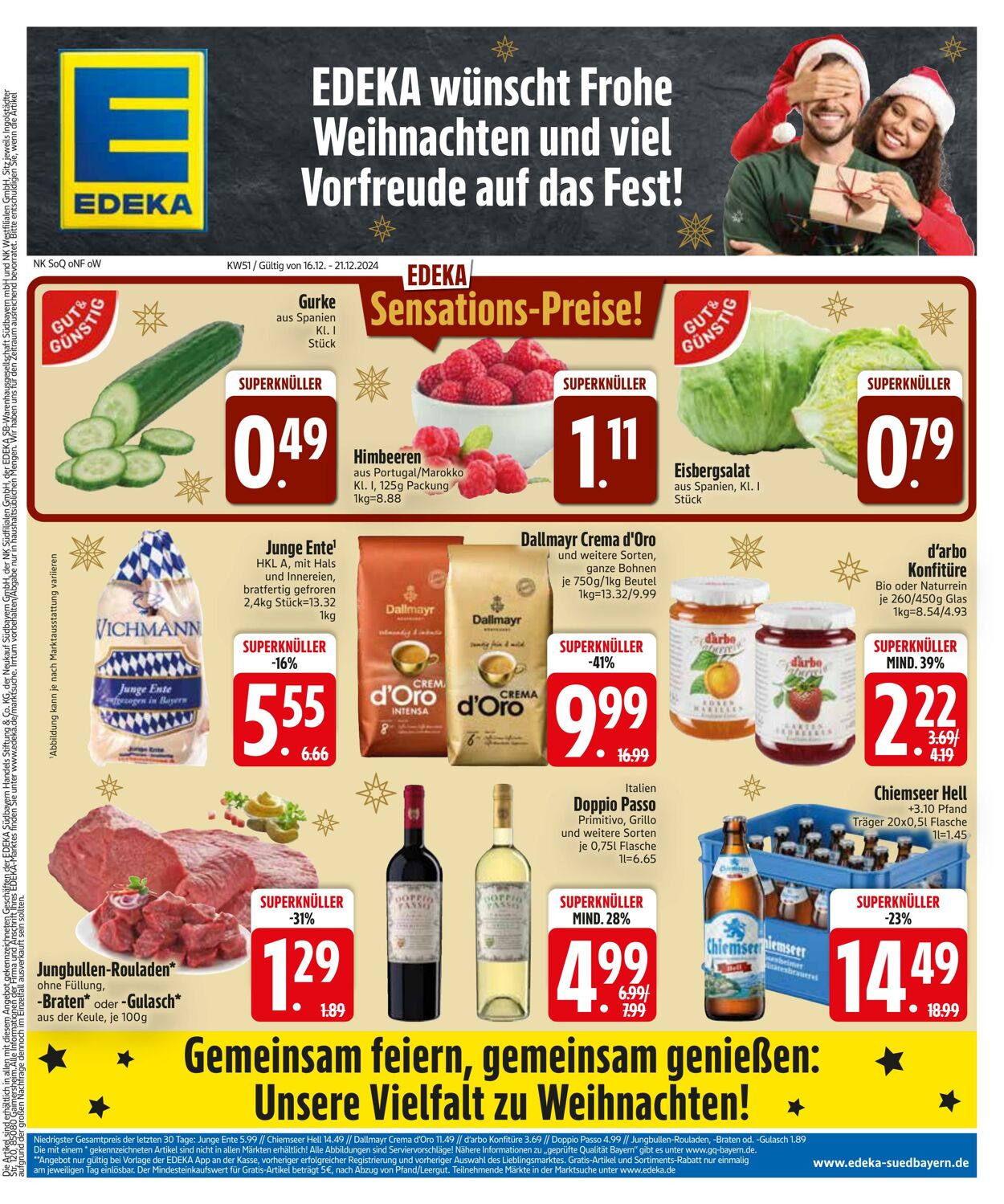 Prospekt Edeka 16.12.2024 - 23.12.2024