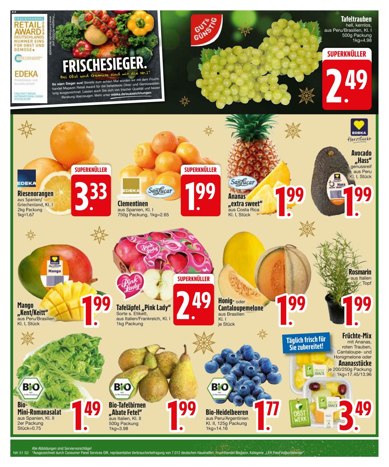 Prospekt Edeka 16.12.2024 - 23.12.2024