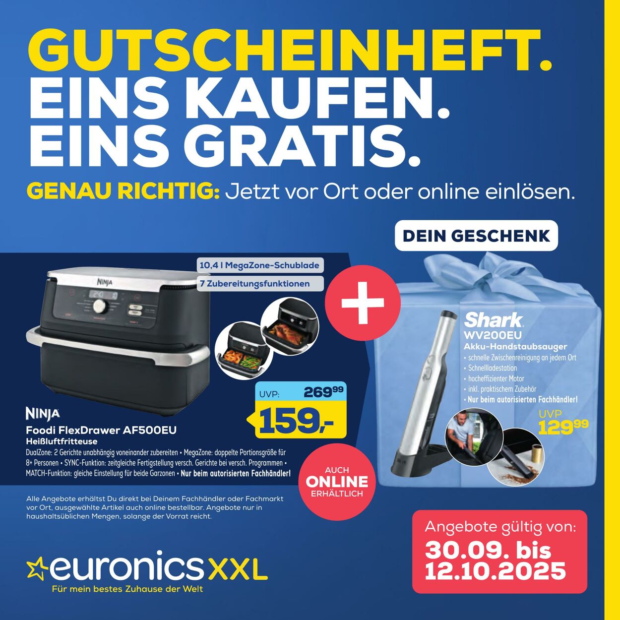 Prospekt Euronics 26.09.2025 - 10.10.2025