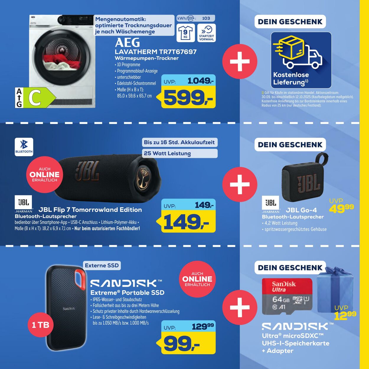 Prospekt Euronics 26.09.2025 - 10.10.2025