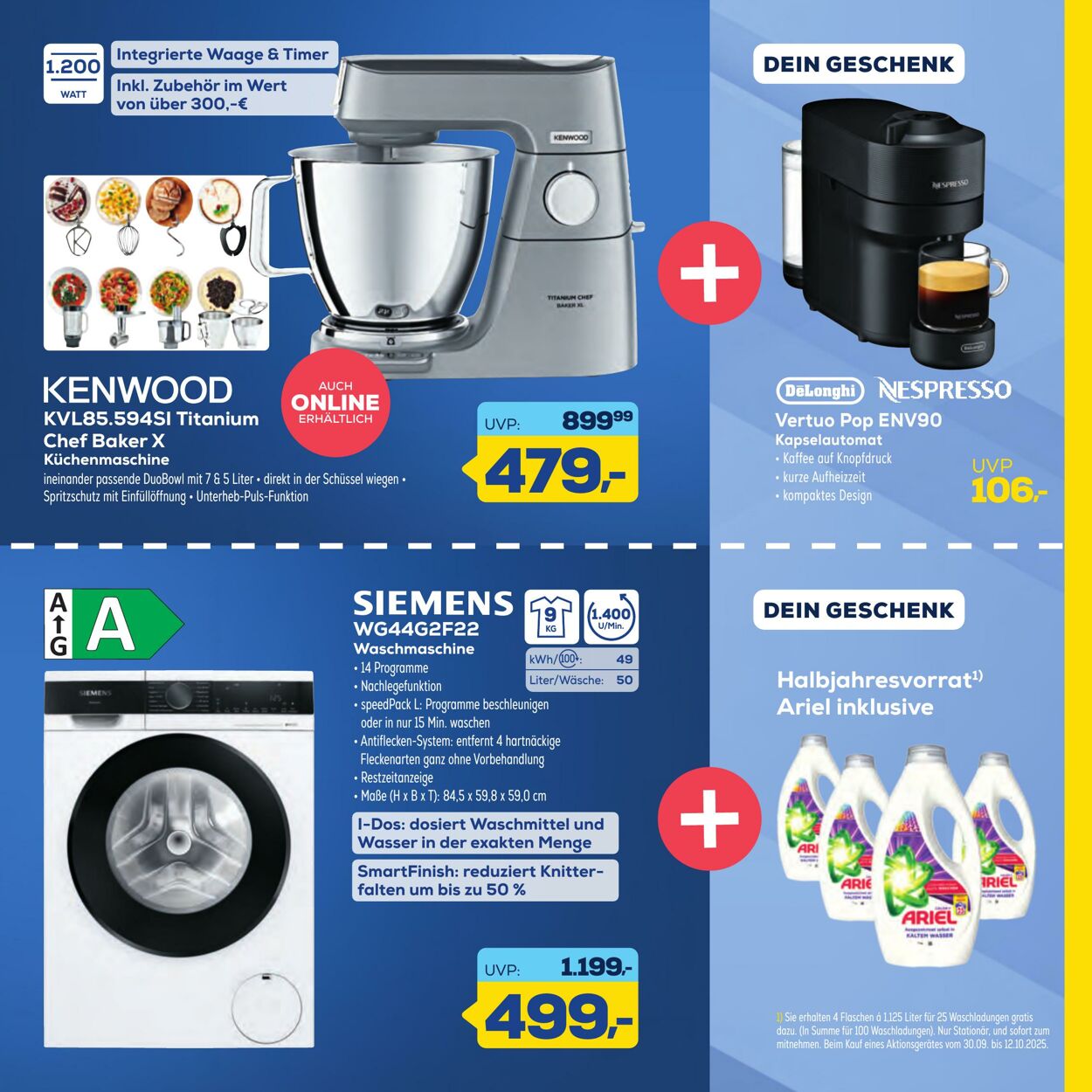 Prospekt Euronics 26.09.2025 - 10.10.2025