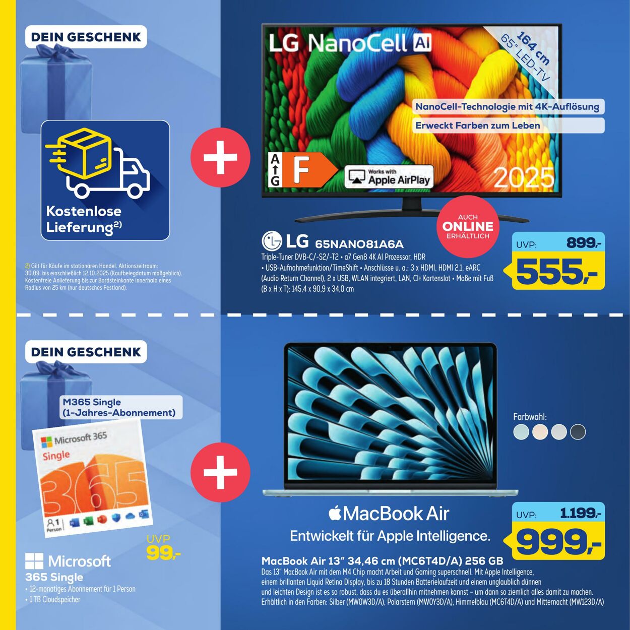 Prospekt Euronics 26.09.2025 - 10.10.2025