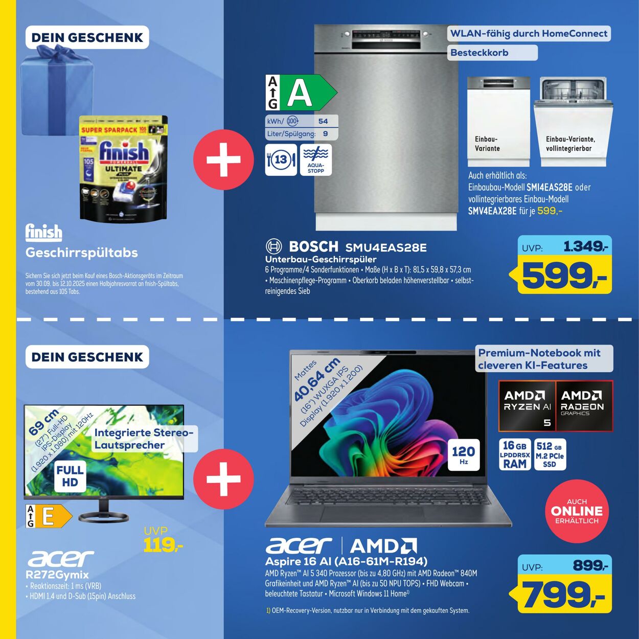 Prospekt Euronics 26.09.2025 - 10.10.2025