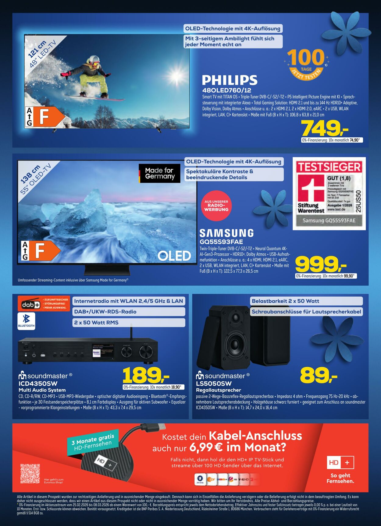 Prospekt Euronics 25.02.2026 - 08.03.2026