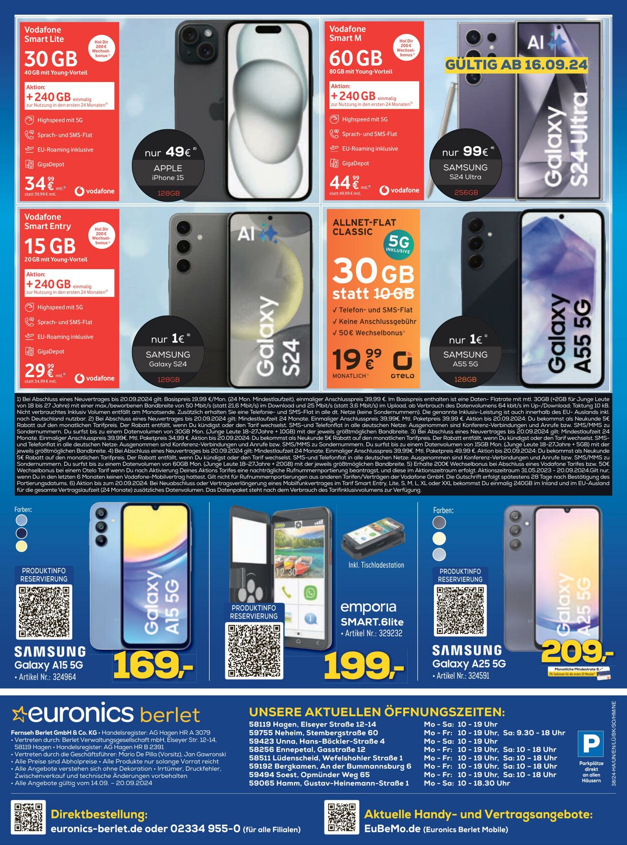 Prospekt Euronics 14.09.2024 - 20.09.2024