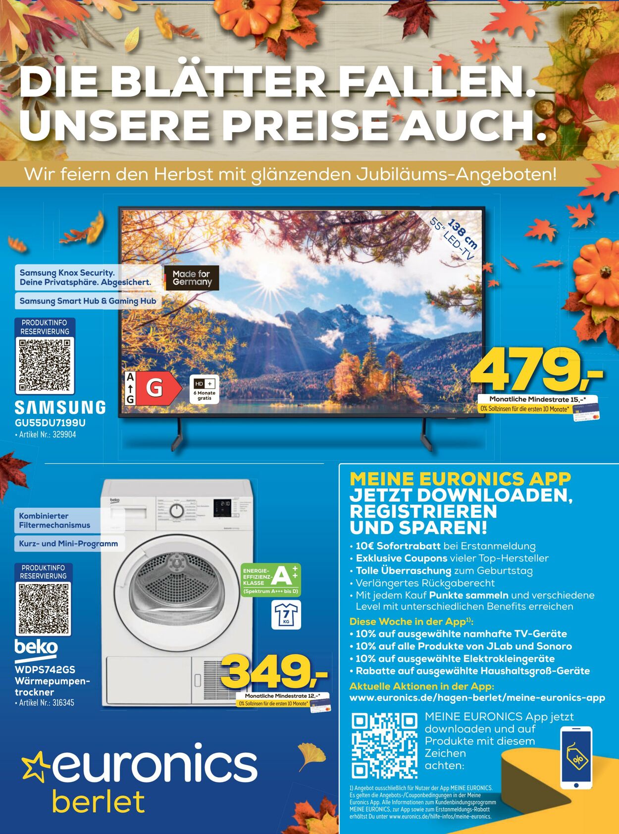 Prospekt Euronics 19.10.2024 - 25.10.2024