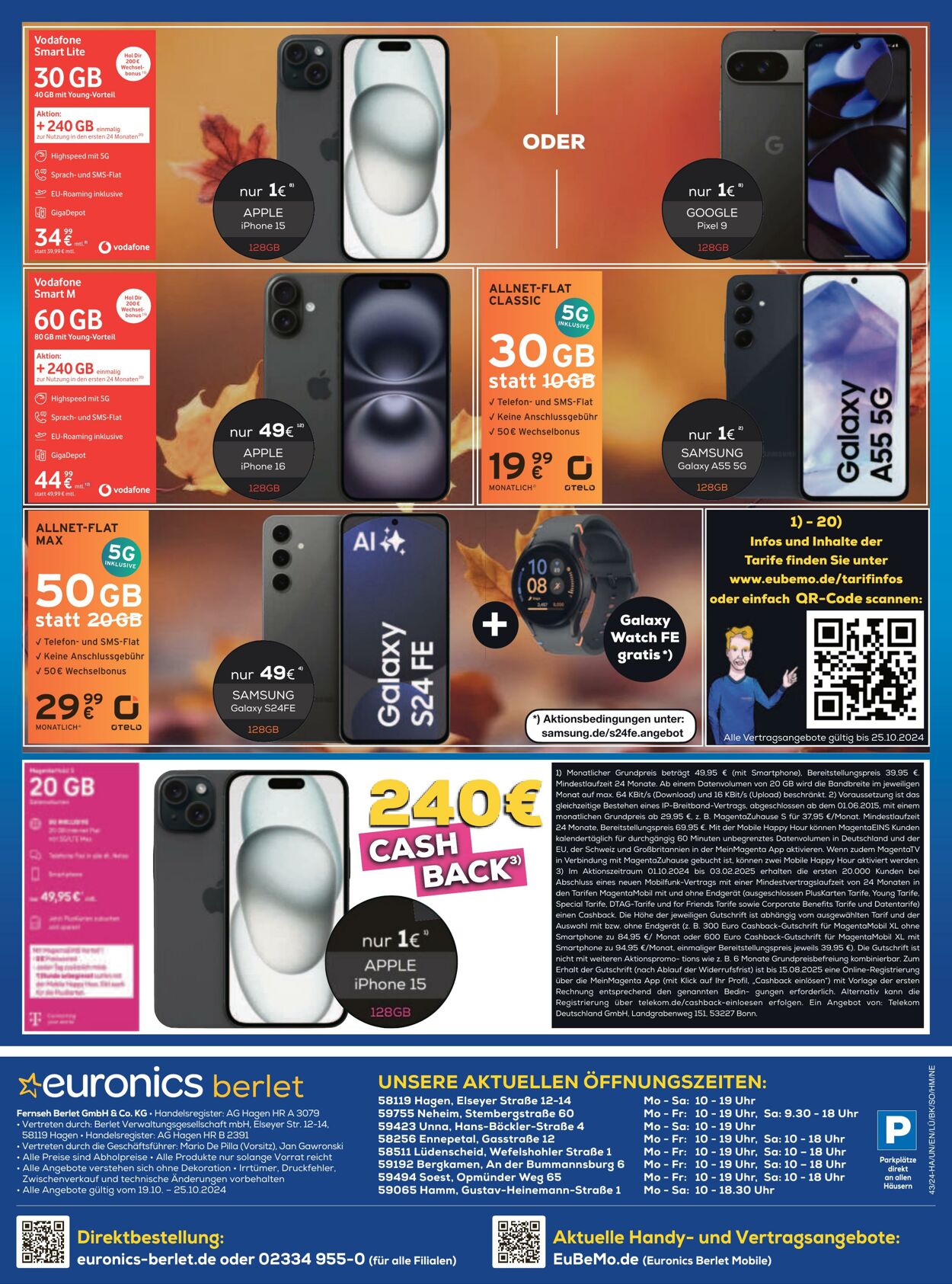 Prospekt Euronics 19.10.2024 - 25.10.2024