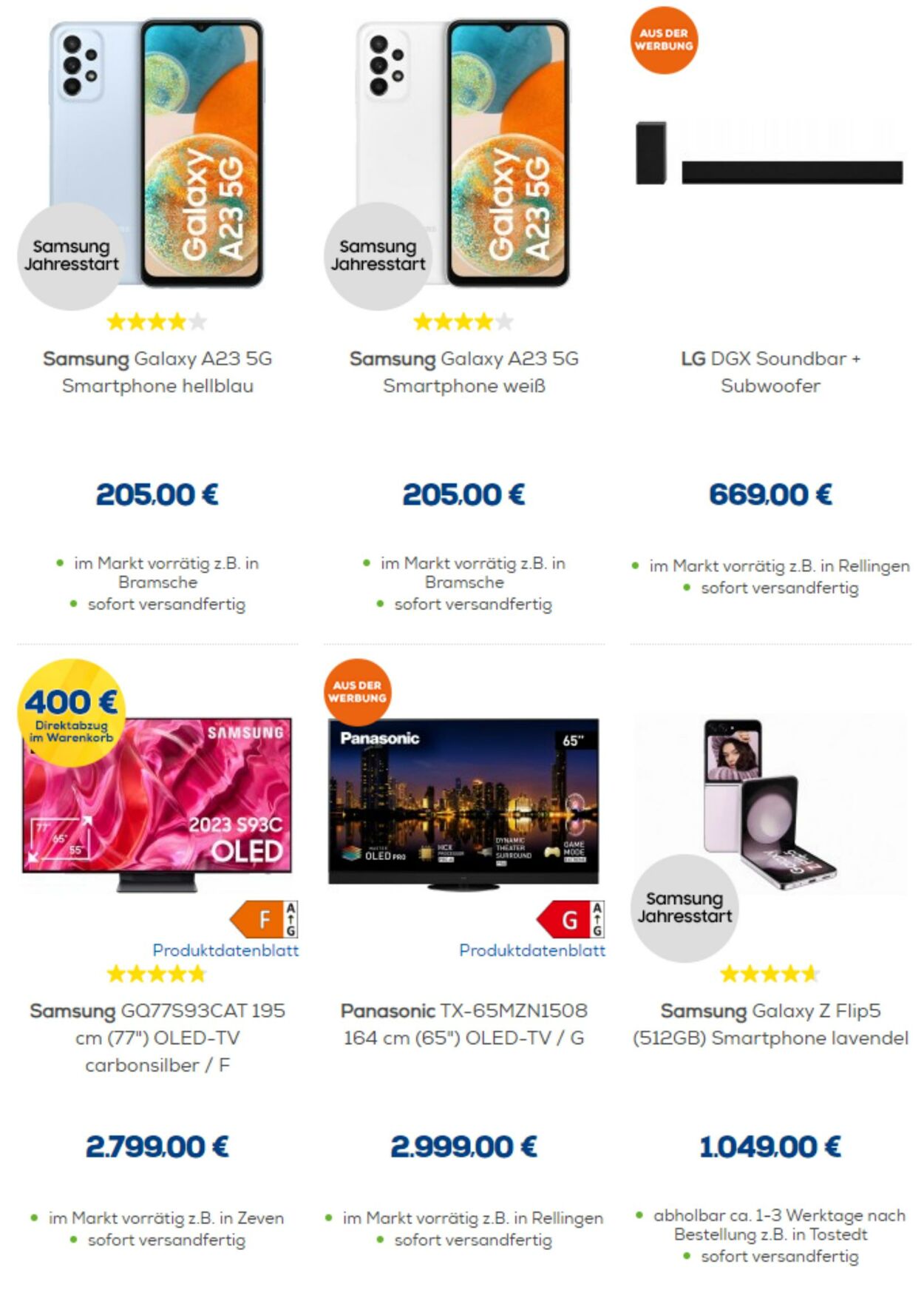 Prospekt Euronics 08.01.2024 - 21.01.2024