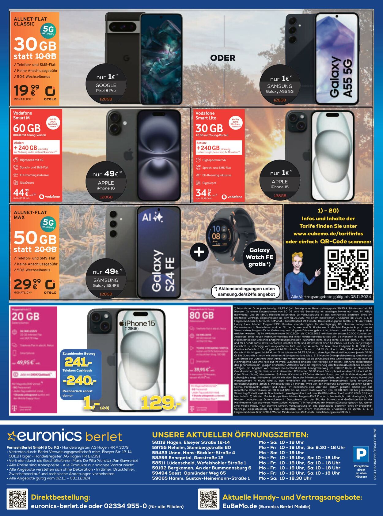 Prospekt Euronics 04.11.2024 - 30.11.2024