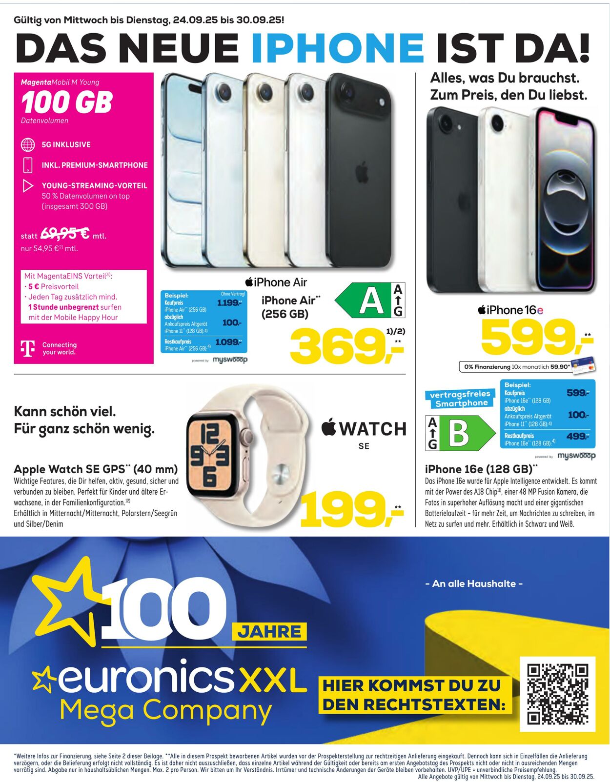 Prospekt Euronics 24.09.2025 - 30.09.2025