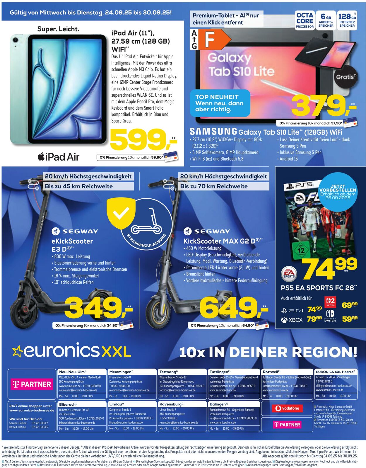 Prospekt Euronics 24.09.2025 - 30.09.2025