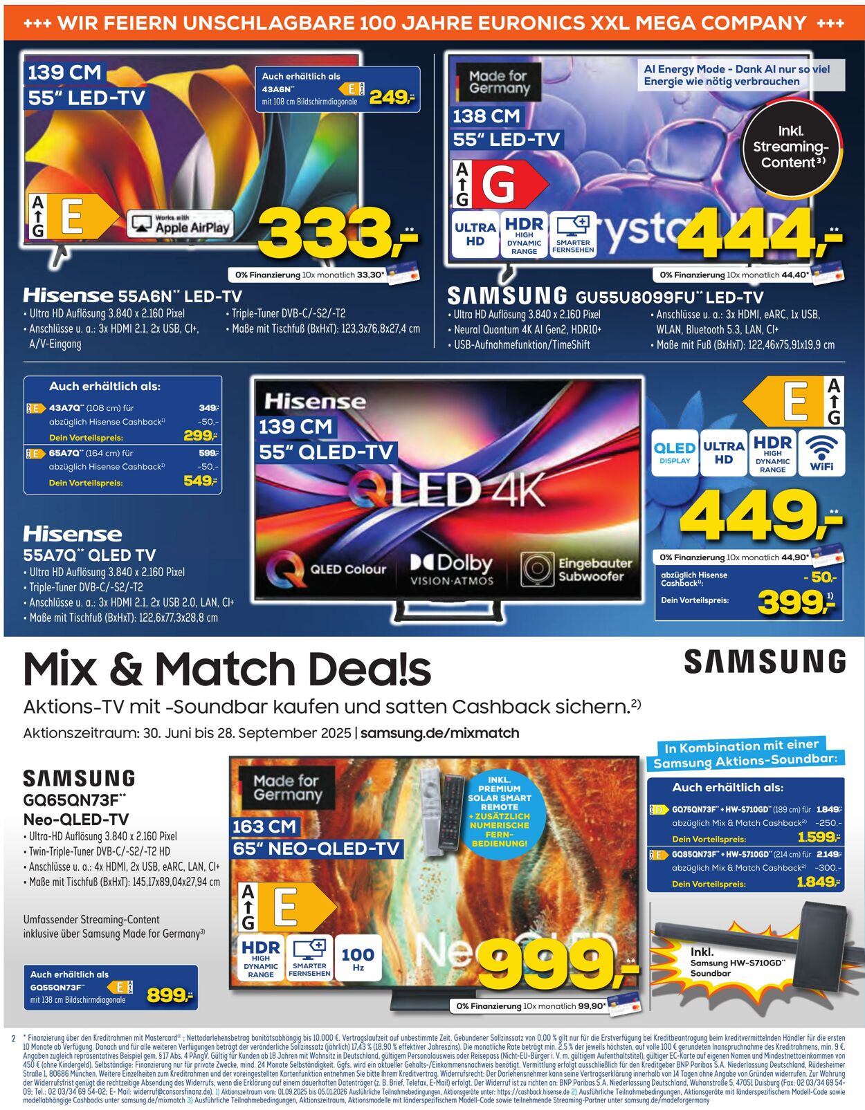 Prospekt Euronics 10.09.2025 - 16.09.2025