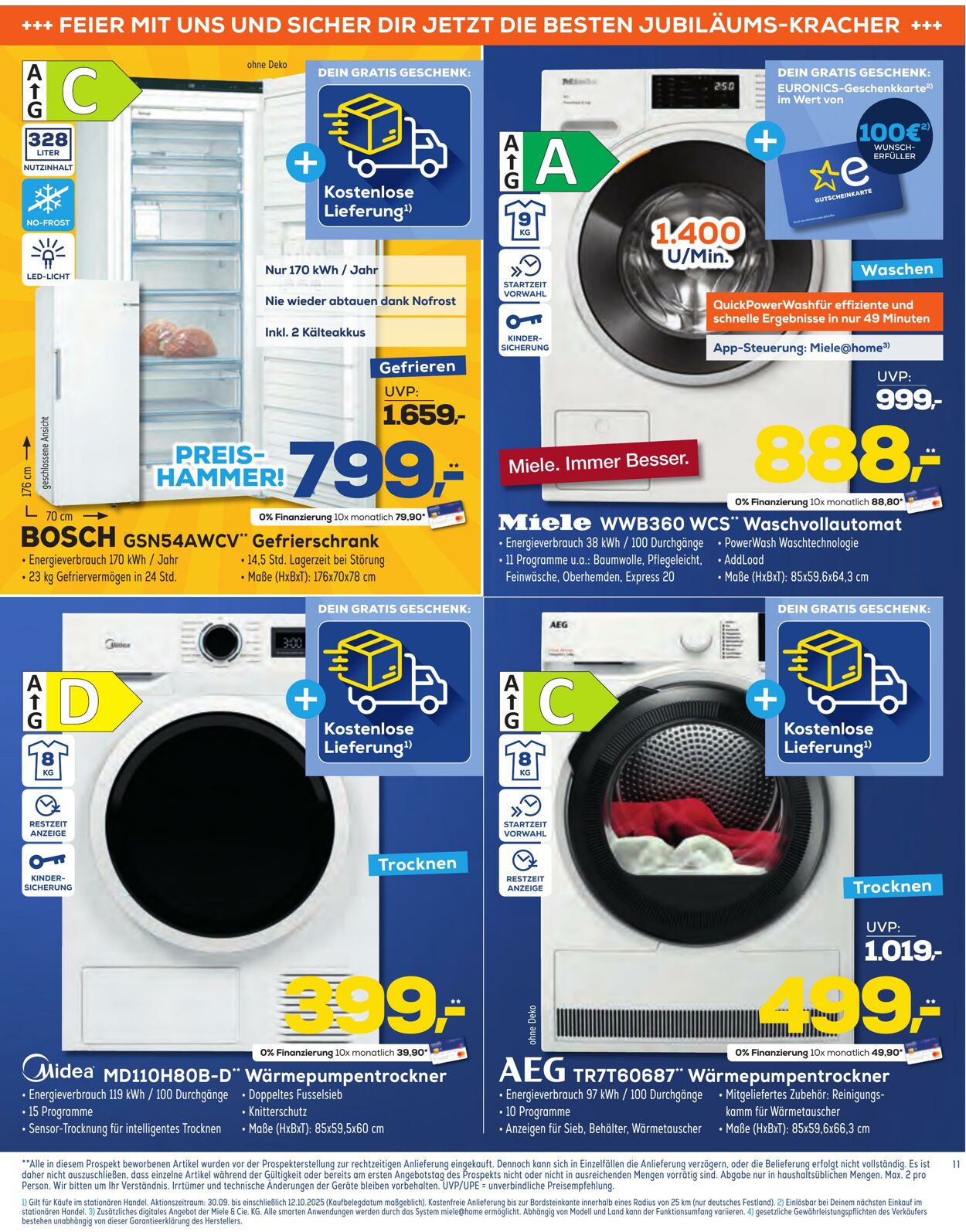 Prospekt Euronics 01.10.2025 - 07.10.2025