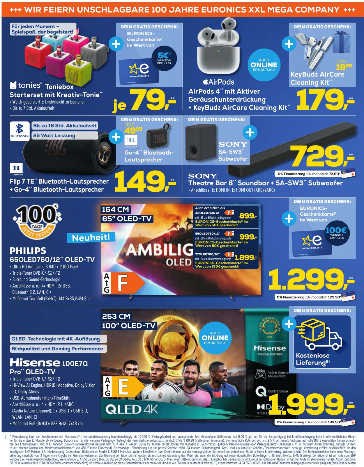 Prospekt Euronics 01.10.2025 - 07.10.2025
