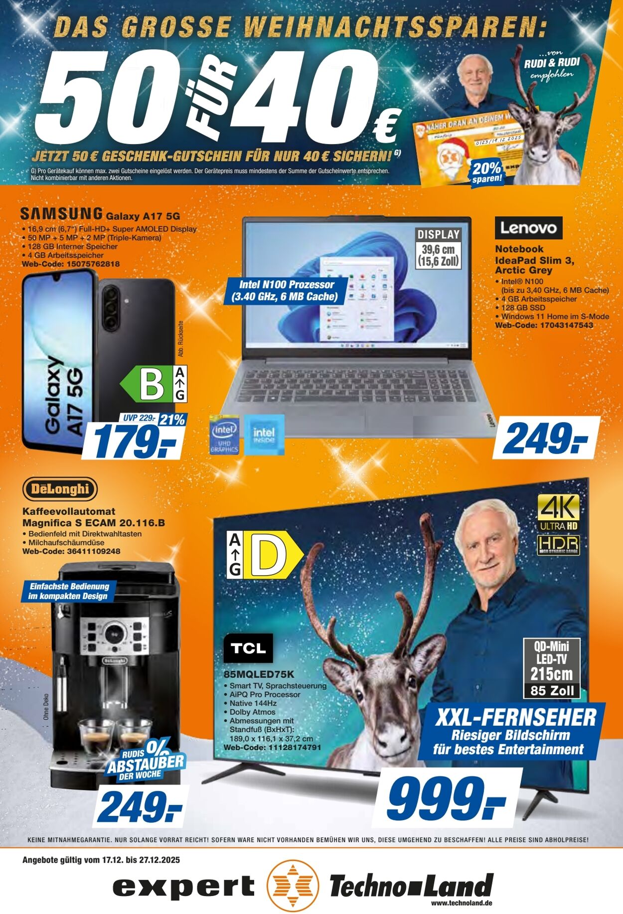 Prospekt Expert Techno Land 17.12.2025 - 24.12.2025