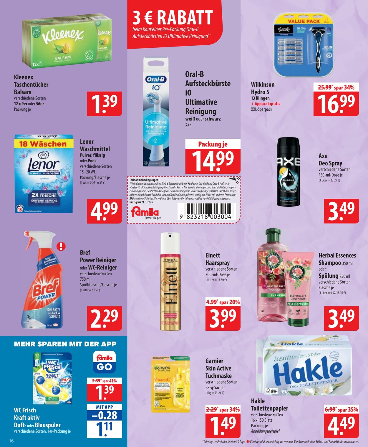 Prospekt Famila 16.03.2026 - 21.03.2026