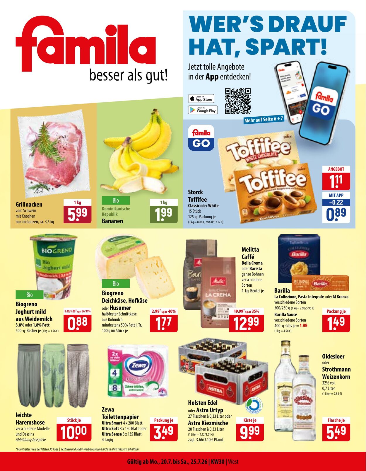 Prospekt Famila 20.07.2026 - 25.07.2026