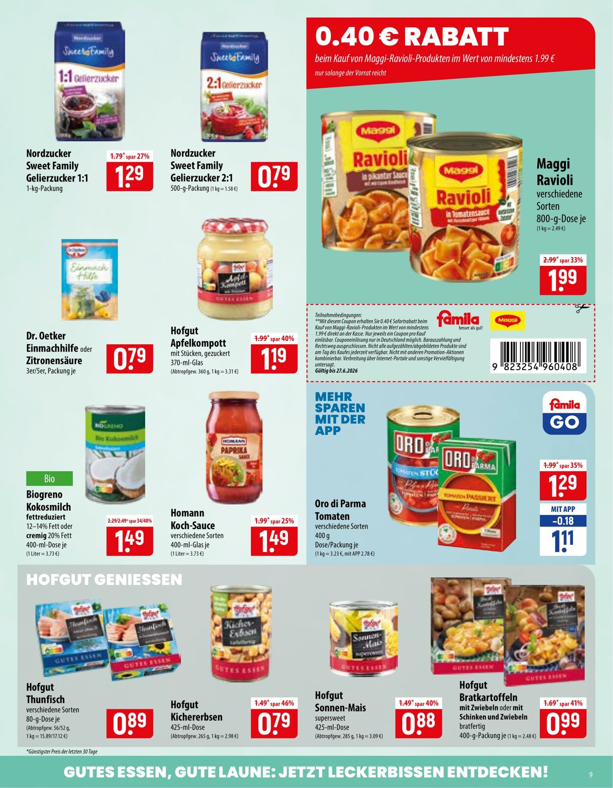 Prospekt Famila 22.06.2026 - 27.06.2026
