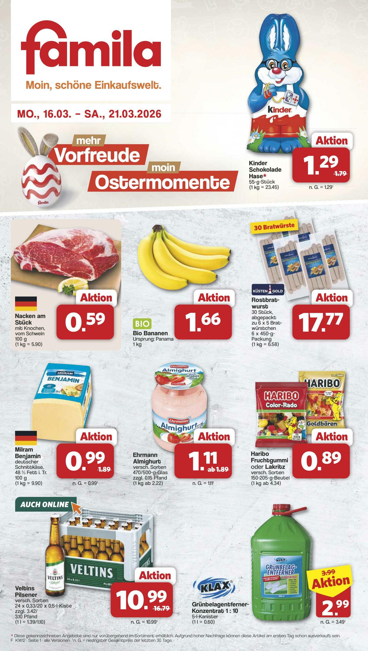 Prospekt Famila 16.03.2026 - 21.03.2026