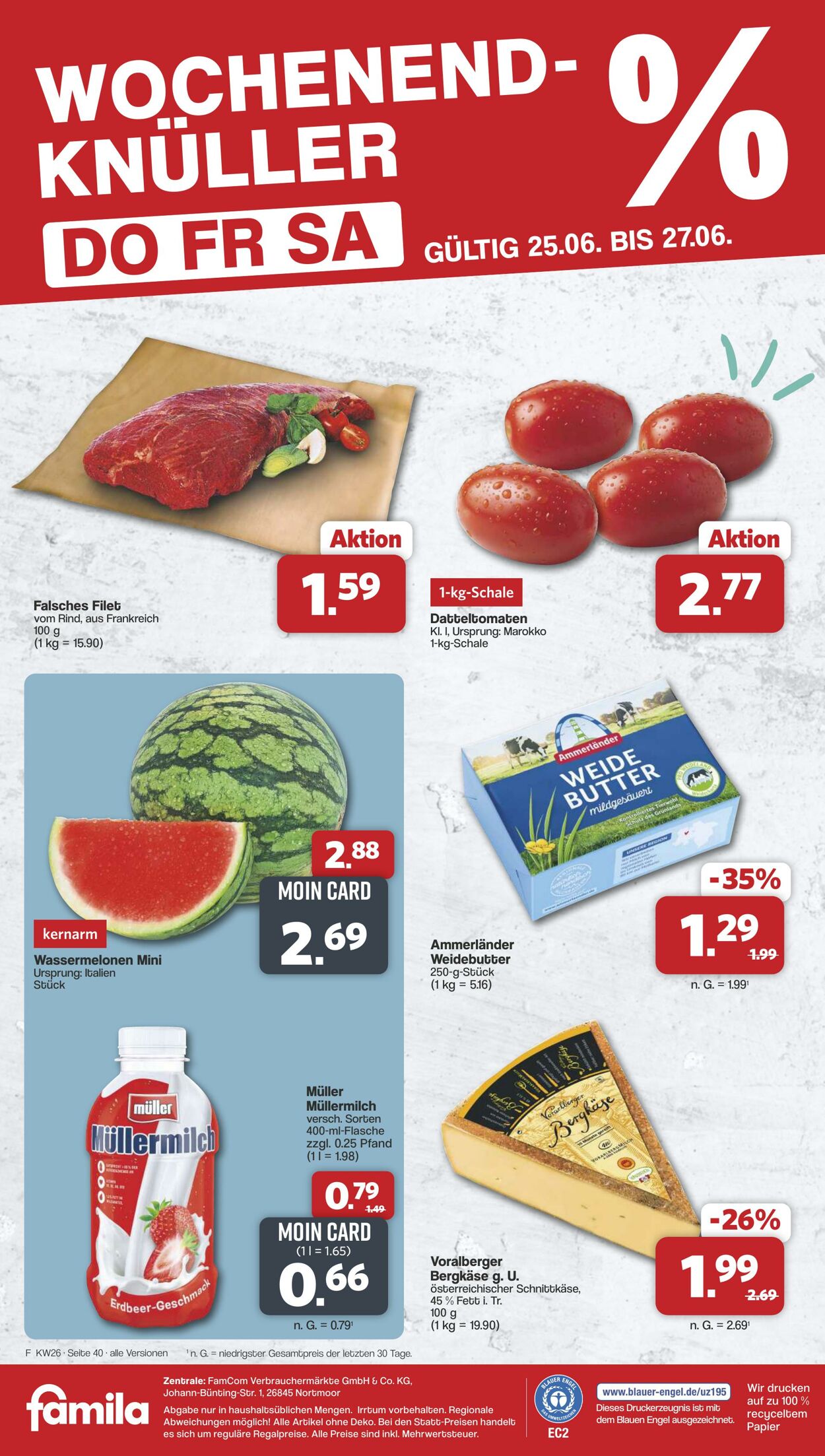 Prospekt Famila 22.06.2026 - 27.06.2026