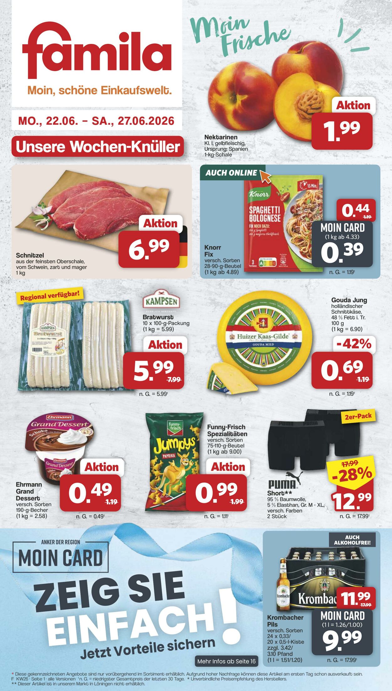 Prospekt Famila 22.06.2026 - 27.06.2026