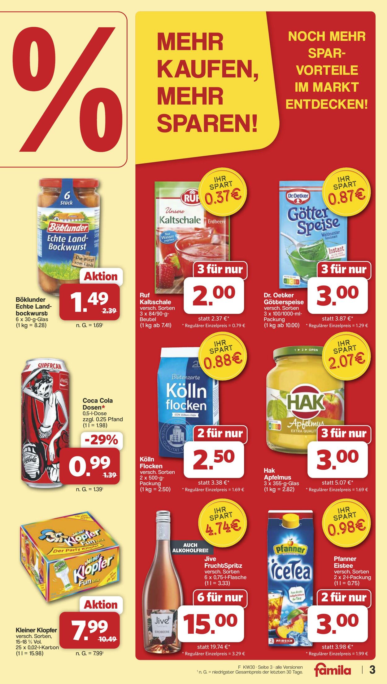 Prospekt Famila 20.07.2026 - 25.07.2026