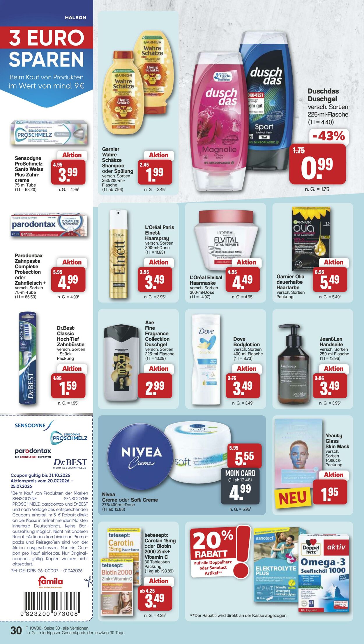 Prospekt Famila 20.07.2026 - 25.07.2026