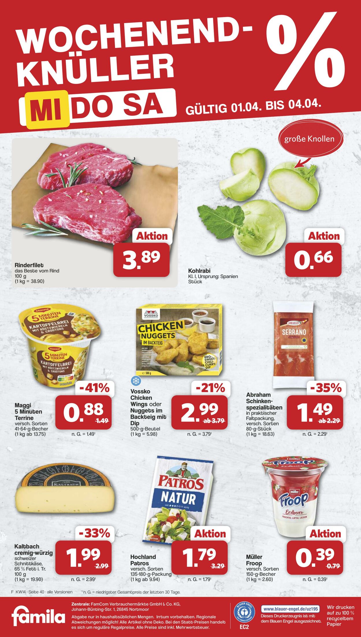 Prospekt Famila 30.03.2026 - 04.04.2026