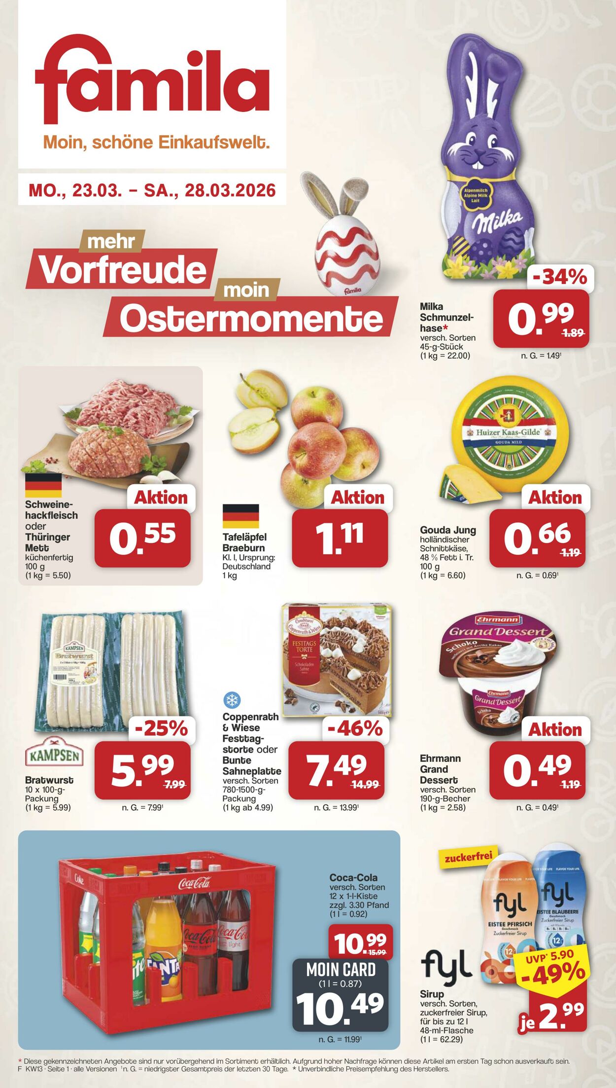Prospekt Famila 23.03.2026 - 28.03.2026