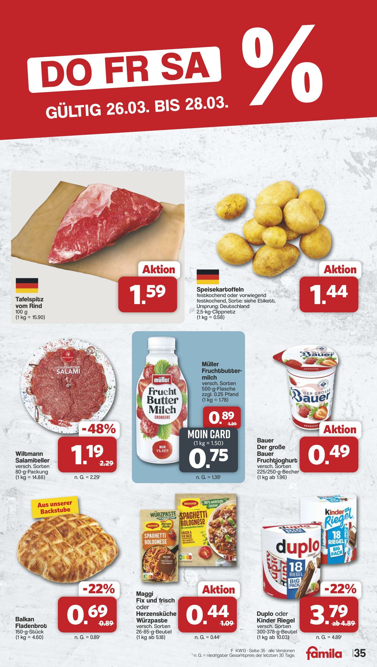 Prospekt Famila 23.03.2026 - 28.03.2026