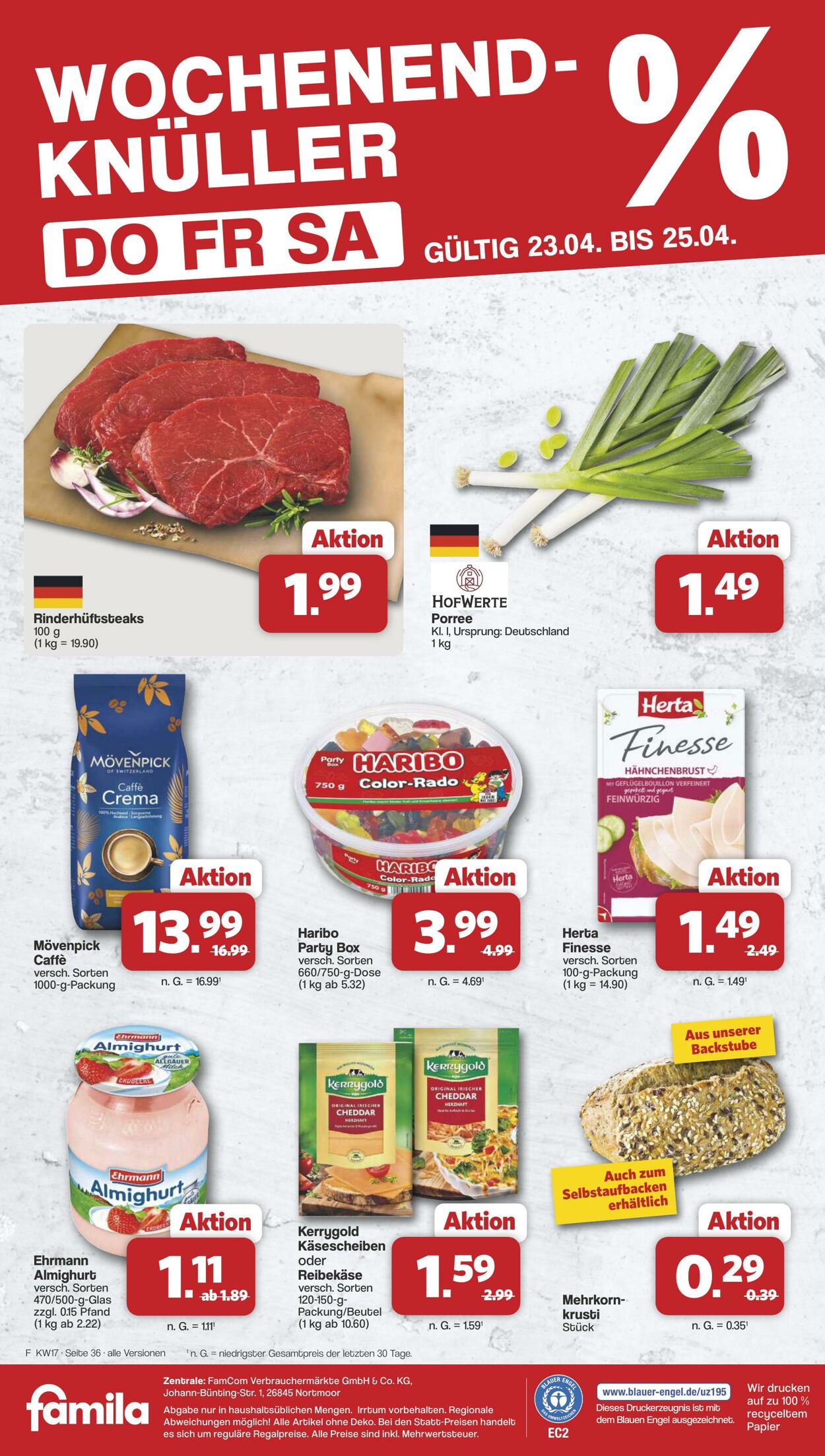 Prospekt Famila 20.04.2026 - 25.04.2026