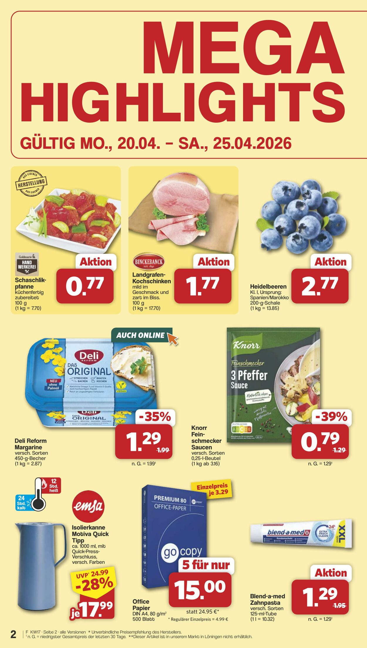 Prospekt Famila 20.04.2026 - 25.04.2026