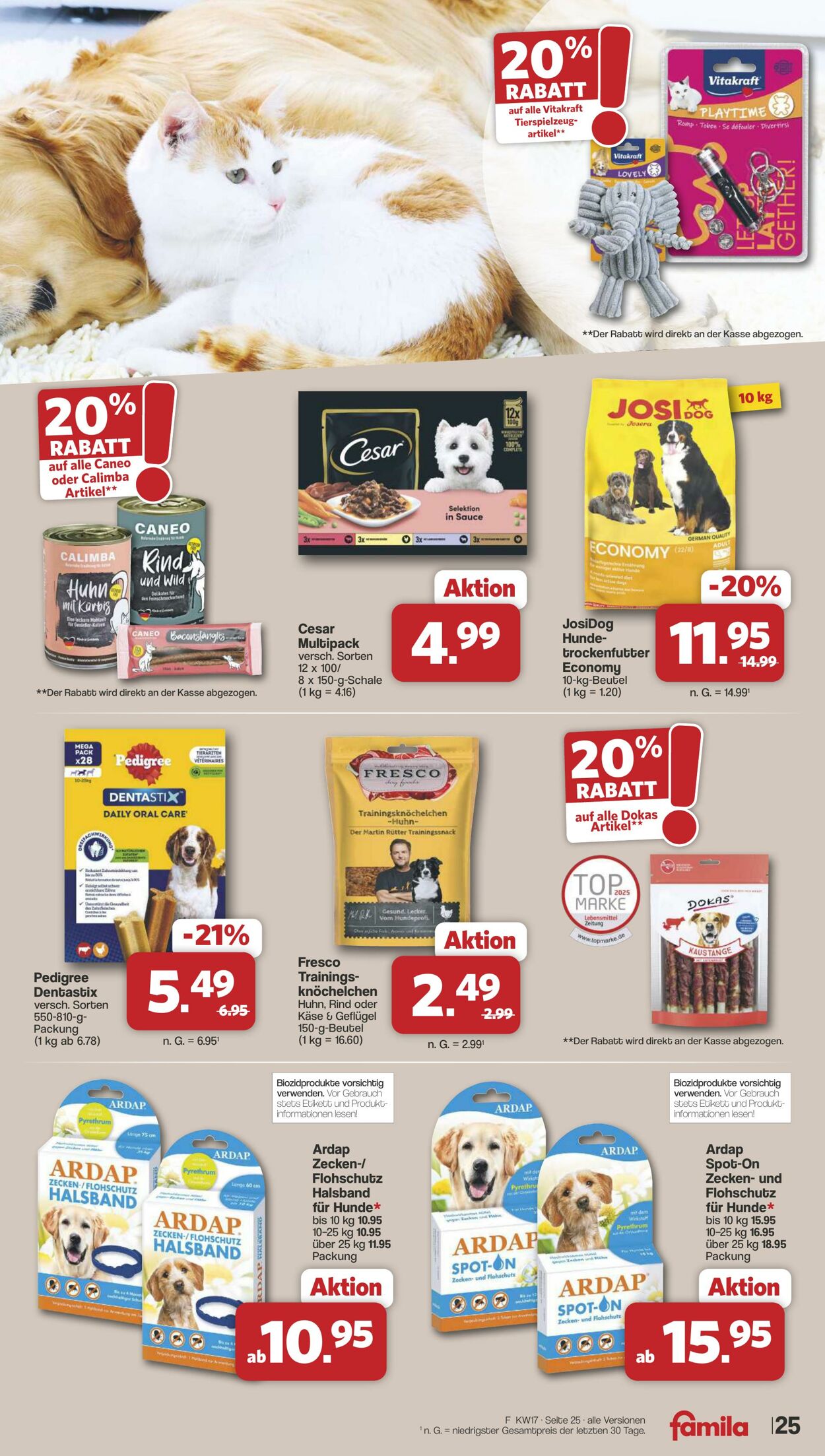 Prospekt Famila 20.04.2026 - 25.04.2026