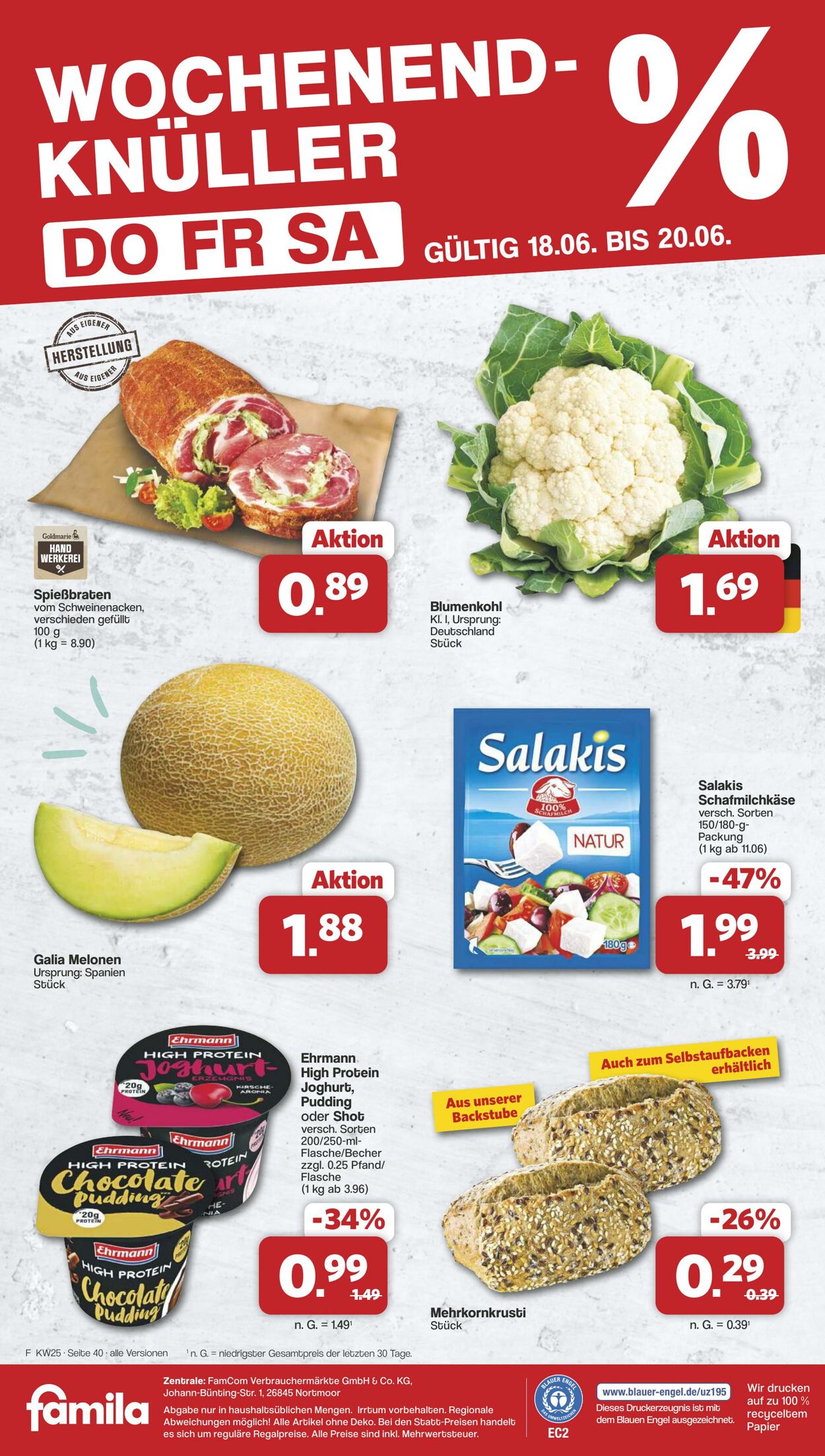 Prospekt Famila 15.06.2026 - 20.06.2026