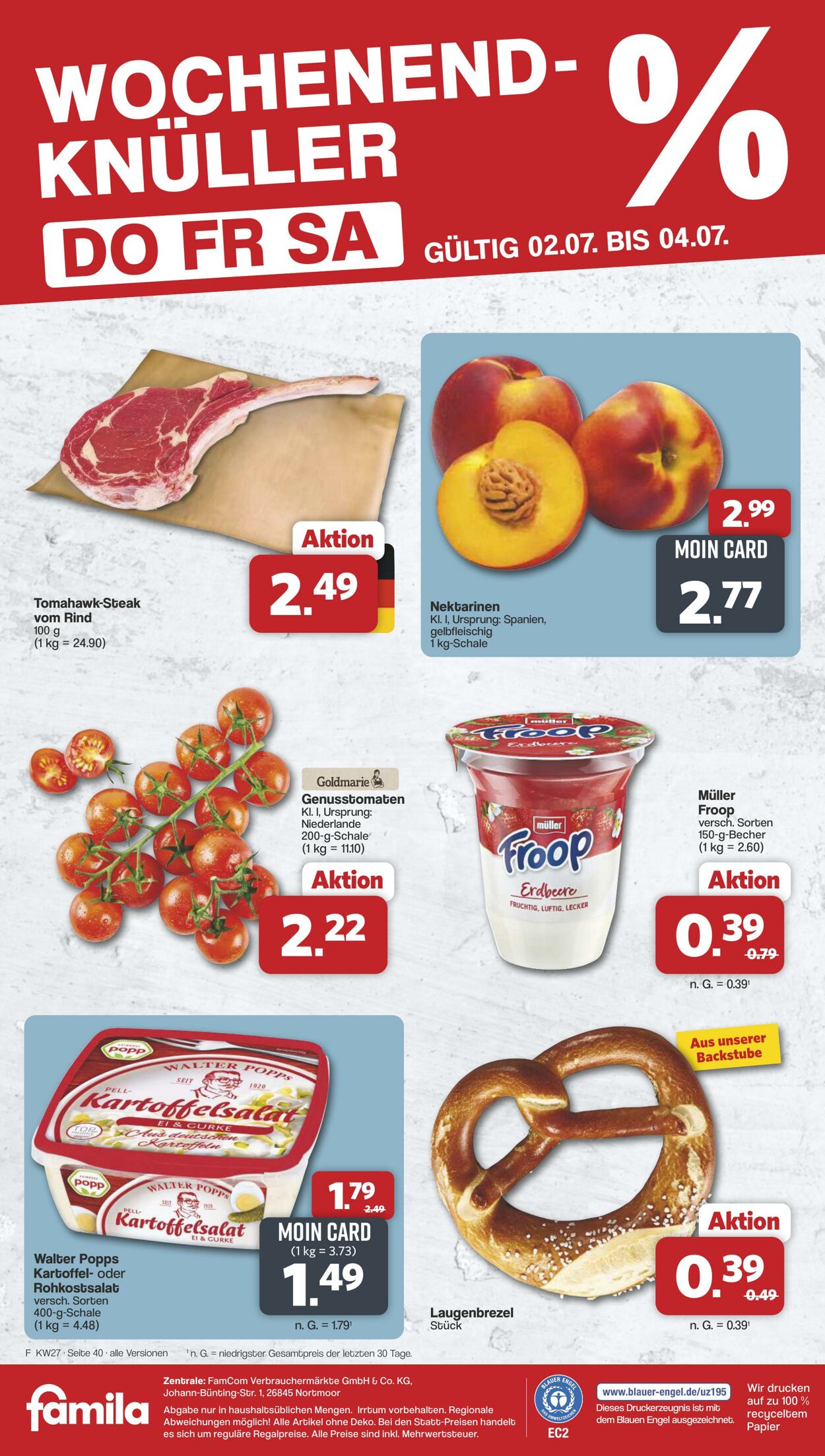 Prospekt Famila 29.06.2026 - 04.07.2026
