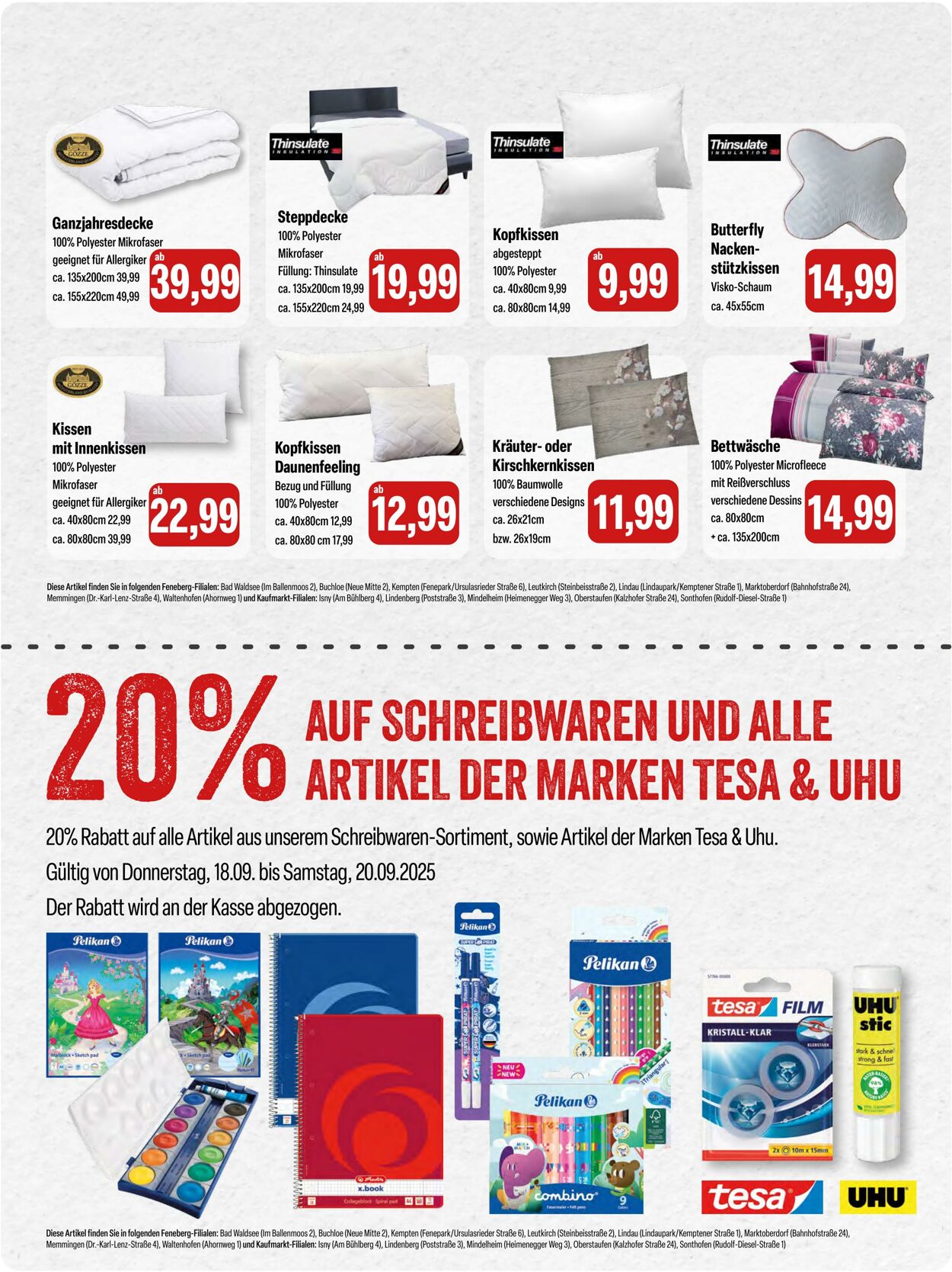 Prospekt Feneberg 15.09.2025 - 21.09.2025