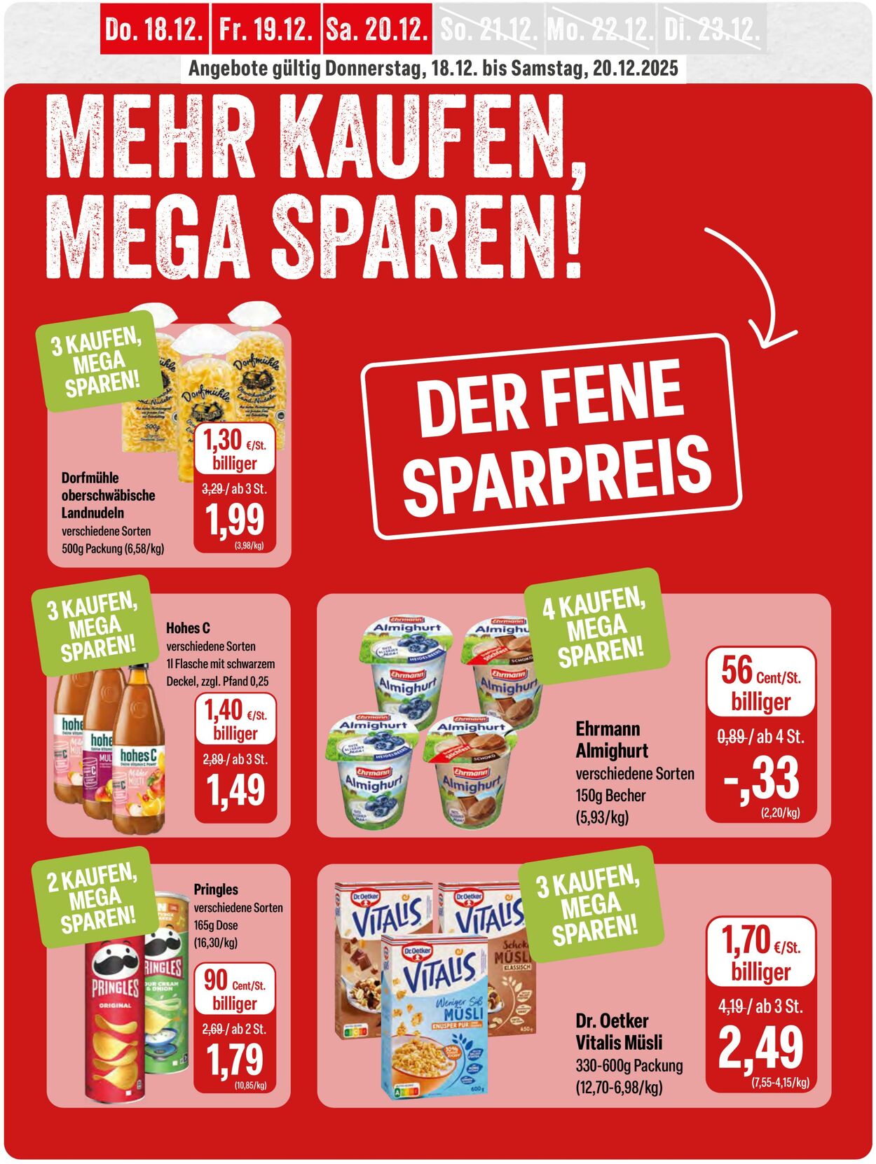 Prospekt Feneberg 08.12.2025 - 14.12.2025