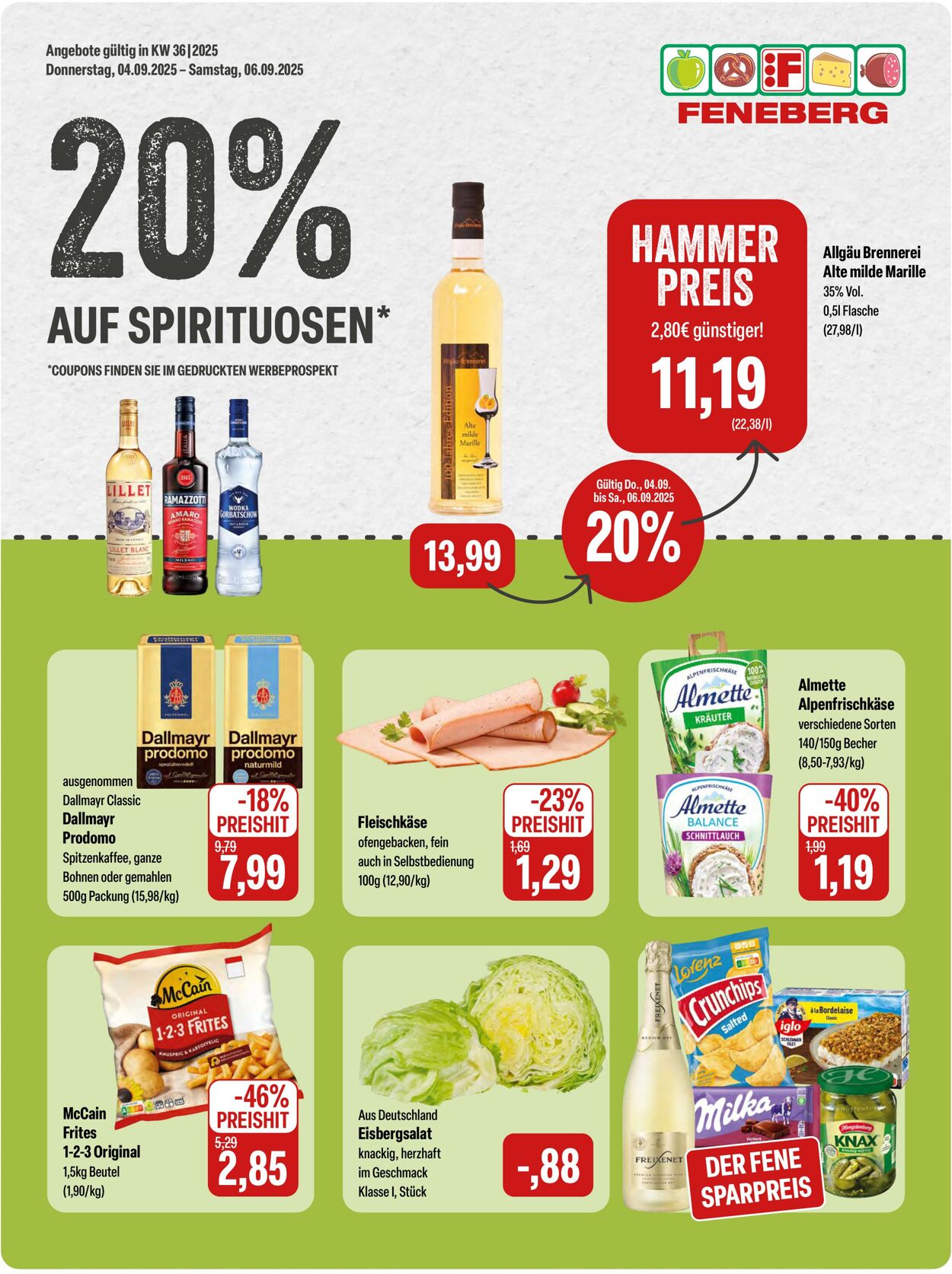 Prospekt Feneberg 25.08.2025 - 31.08.2025