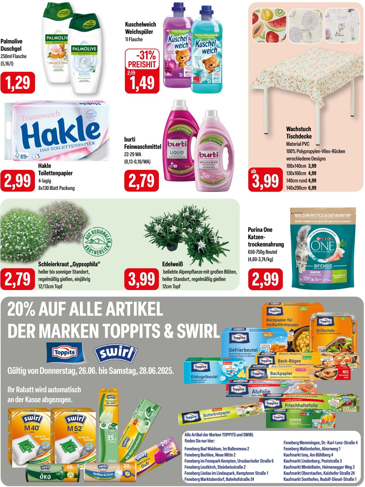 Prospekt Feneberg 16.06.2025 - 22.06.2025